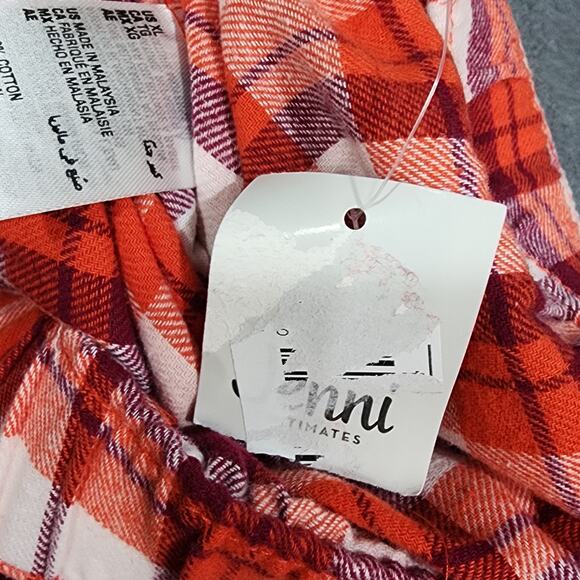 Jenni Pajama Set Lounge Wear Long Sleeve Top Flannel Jogger Style Bottoms XL - Picture 9 of 13